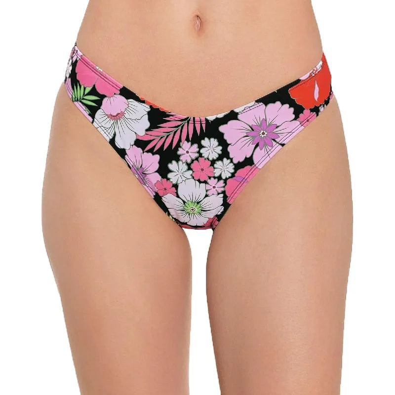 Versatile Outfits Womens Floral Print Hipster Swim Bottom Separates