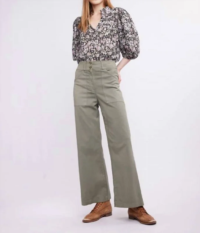 Clearance Sale Online Aria Hi-Waist Pants In Green