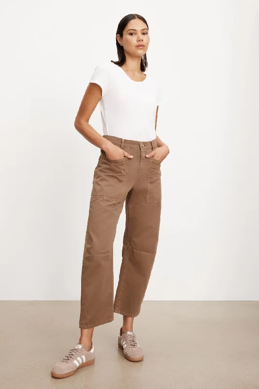 Edgy Fashion BRYLIE SANDED TWILL UTILITY PANT