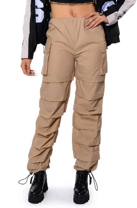 Valentine's Special GET DOWN RUCHED PARACHUTE PANT