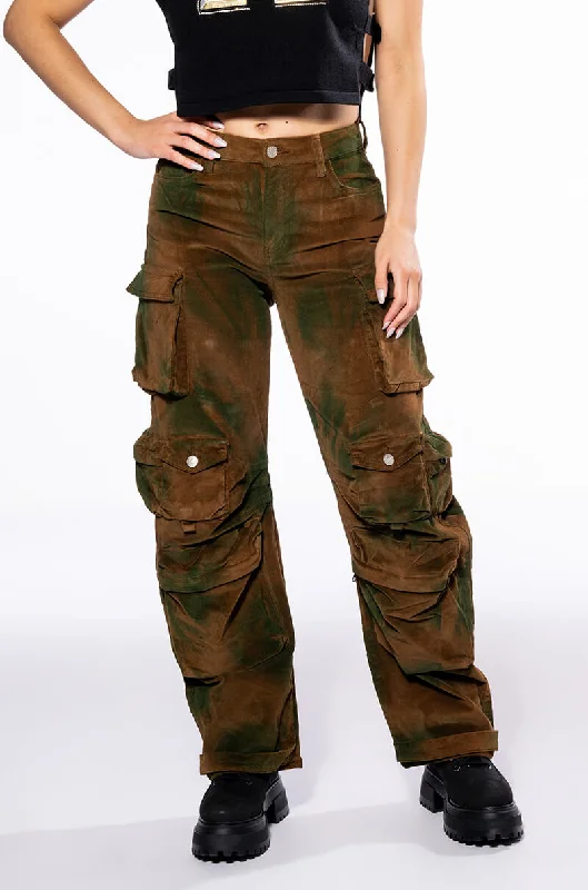 Flash Sales Today OZUNA CORDUROY CARGO PANTS