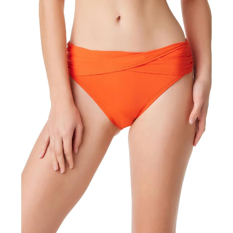 Don't Miss Out Womens Fold-Over Hipster Swim Bottom Separates