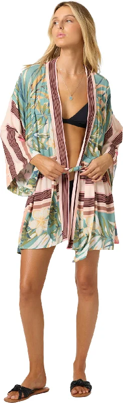 High End Women's Wear Tropics Kimono Woven Top - Women's|-|Haut tissé kimono Tropics - Femme