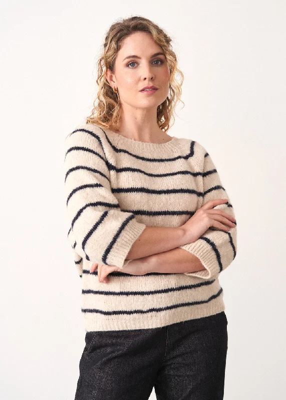 Relaxed Style MAUD STRIPE SWEATER