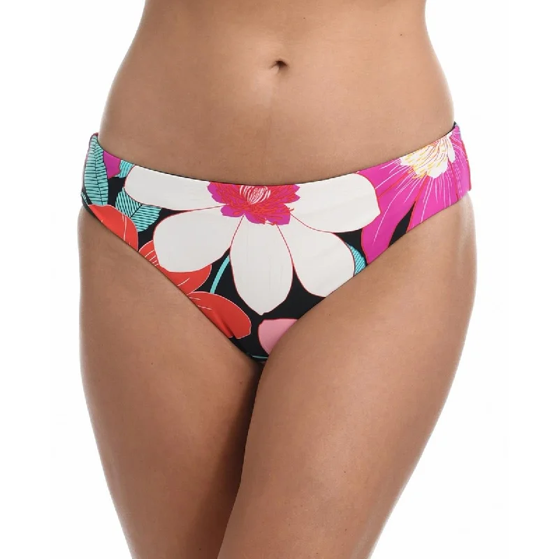 Online Impressions Boutique Womens Floral Reversible Swim Bottom Separates