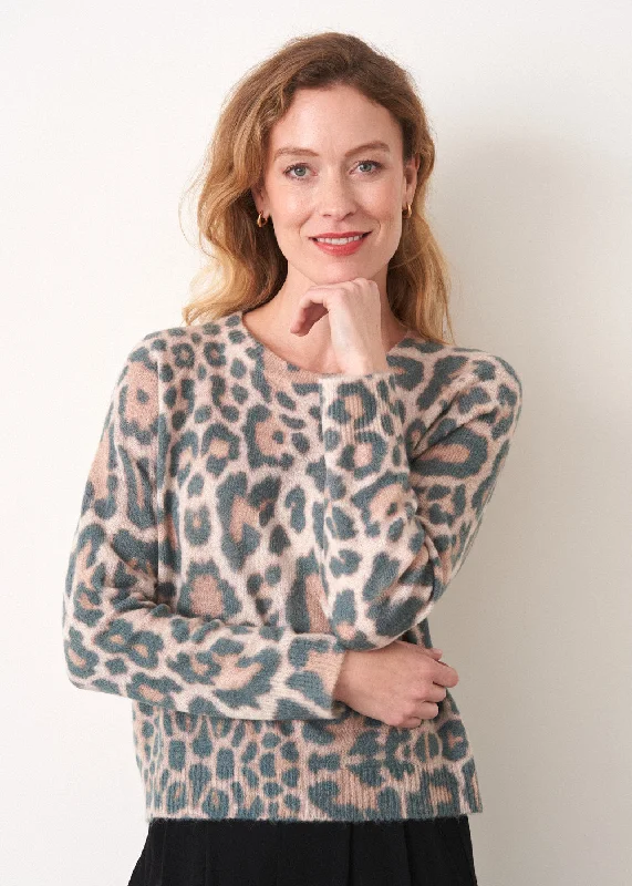 Seasonal Sale MARGOT LEOPARD PRINT SWEATER