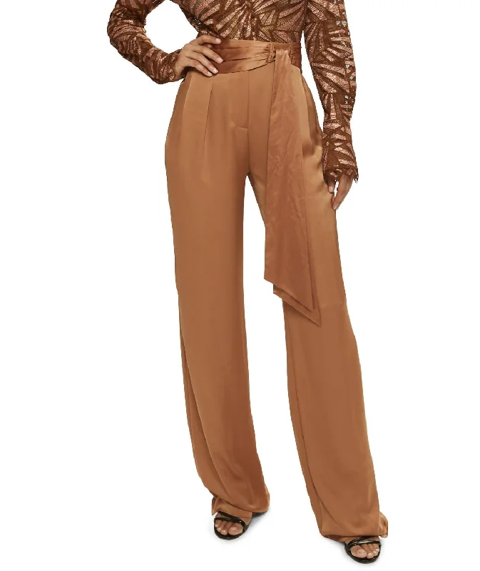 Casual and Comfortable Outfits Elmira Embellished Jumpsuit In Bronze Lace