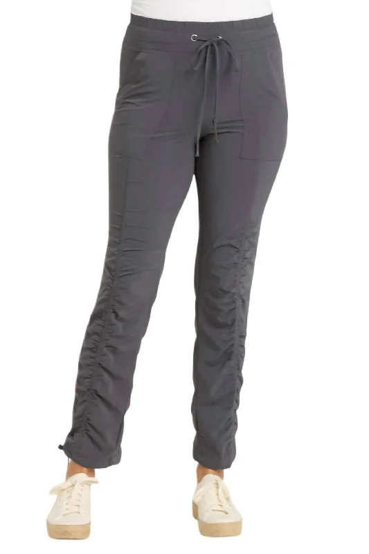 Style Redefined Active Jules Pants In Charcoal