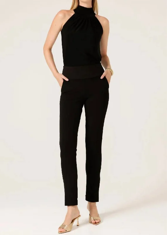 Special Offer Tapered Leg Pants In Black