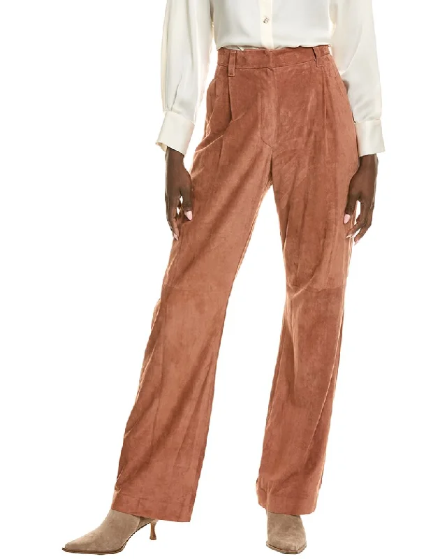 Women’s Outerwear for All Weather Conditions Brunello Cucinelli Leather Pant