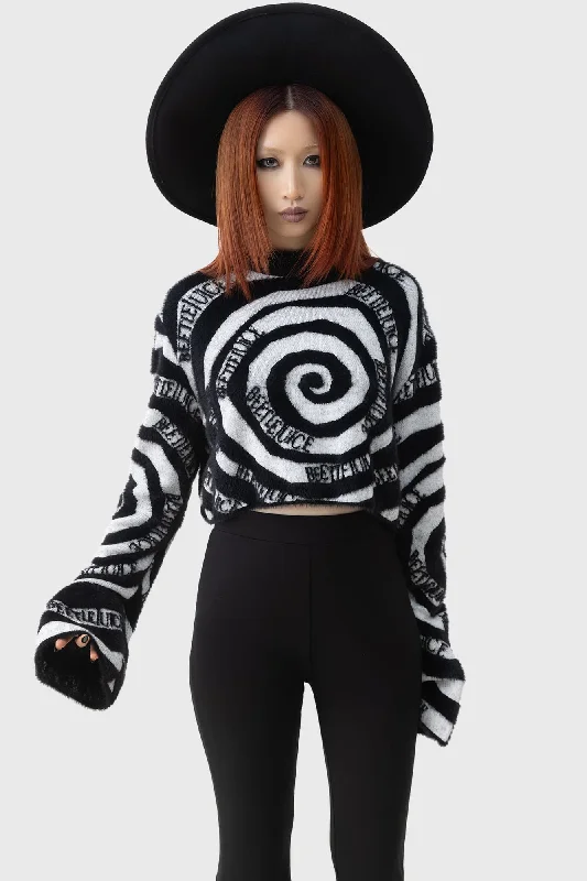 End of Season Sale Vertigo Spiral Knitted Sweater