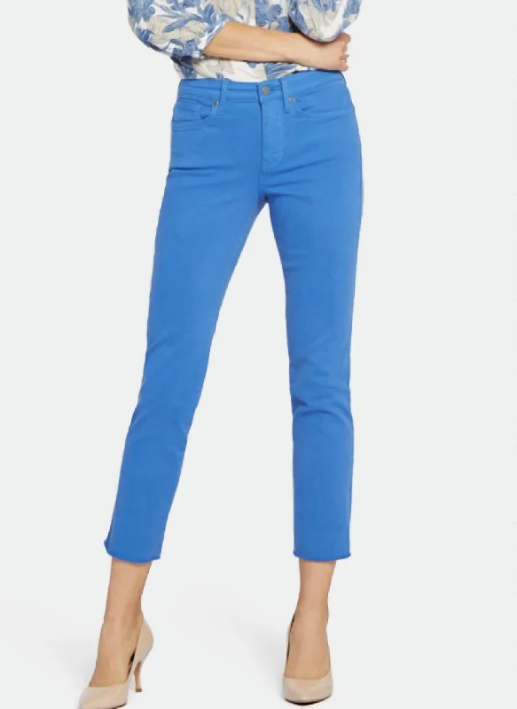 Bold and Elegant Women’s Fashion Marilyn Straight Ankle Jeans In Swing Blue