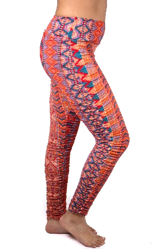 Women’s Fashion Essentials Ruched Print Legging