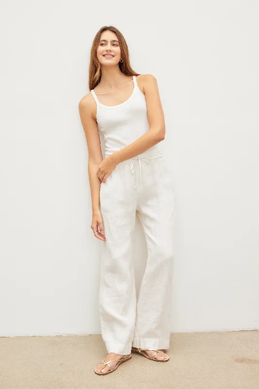 VIP Member Discount GWYNETH HEAVY LINEN PANT