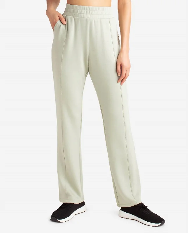 Wardrobe Essentials Scuba Lounge Pants In Desert Sage