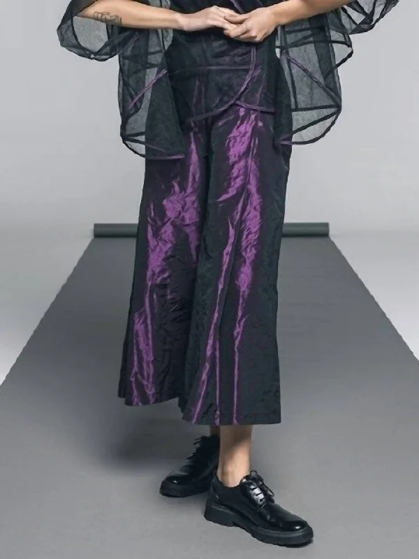 End Of Season Sale Clothing Hampton Wide Leg Pants In Plum