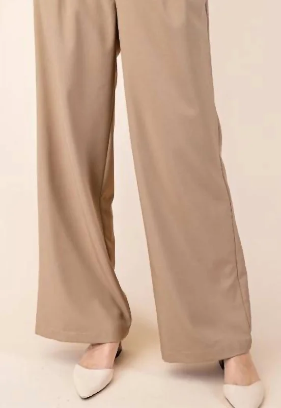 Free Spirited Fashion Game Changer Straight Leg Pants In Coco