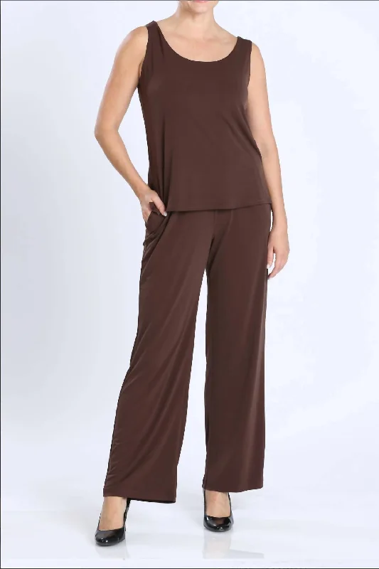 Versatile Wardrobe Essentials Perfect Match Set In Brown