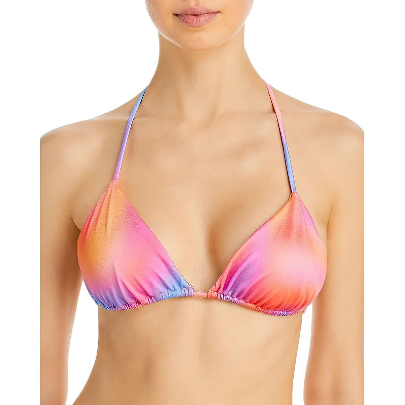 Affordable Online Boutique Womens Solid Polyester Bikini Swim top