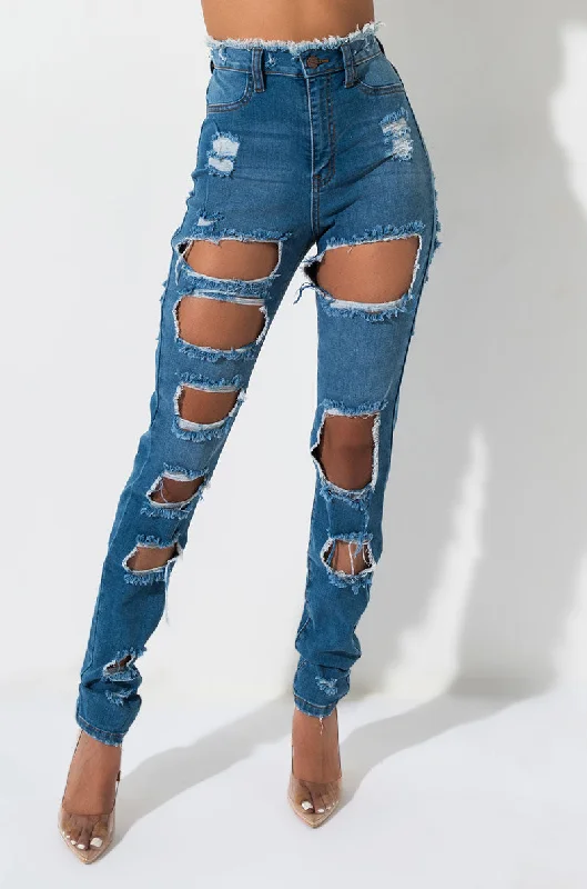 Timeless Elegance Redefined SEXY DENIM HIGH RISE DENIM MEDIUM DENIM