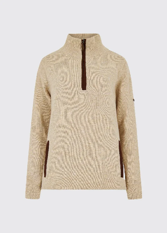 Flash Sale Clothing Morrisey Zip Neck Sweater - Oat