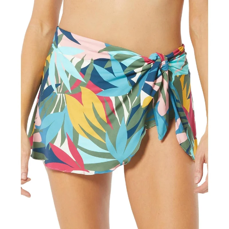 Chic And Comfortable Womens Printed Sarong Swim Bottom Separates