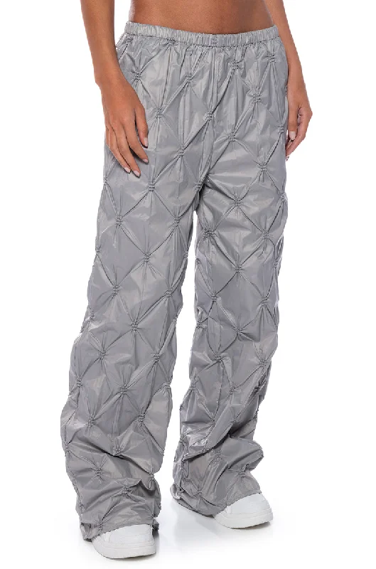 Durable Fashion Picks LUNA TEXTURED RELAXED FIT PANT