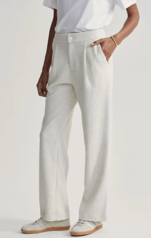 Women’s Fashion Clothing Aberdeen Straight Leg Pants In Egret