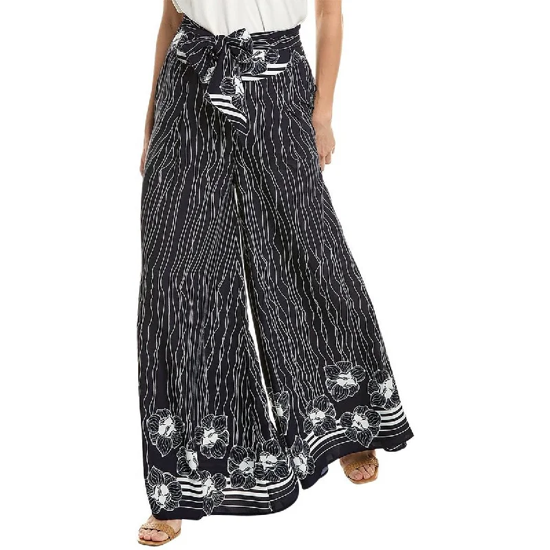 Exclusive Sale Womens Striped Polyester Trouser Pants