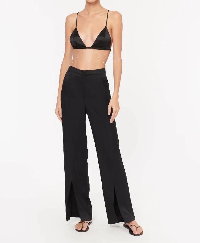 Buy More, Save More Amelie Twill Pant In Black