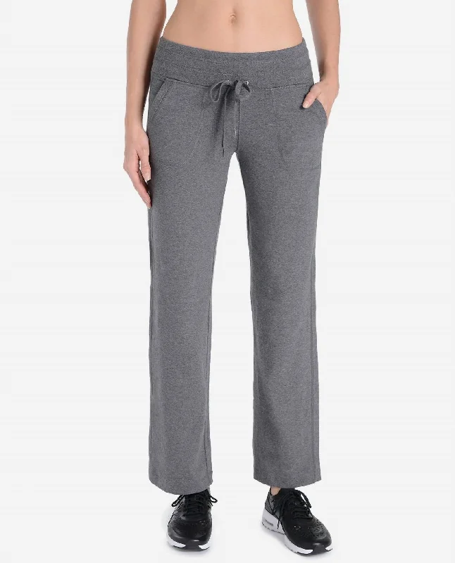 Clothing Online Plus Size Essentials Drawcord Pants In Charcoal Grey Heather