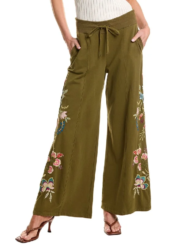 Wardrobe Refresh Johnny Was French Terry Seamed Pant