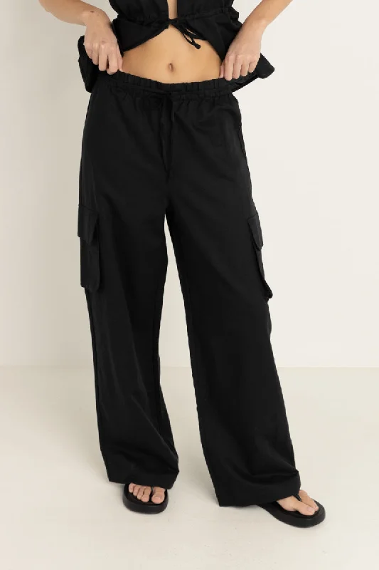 Top 10 Women's Online Clothing Stores Cove Cargo Pant Black