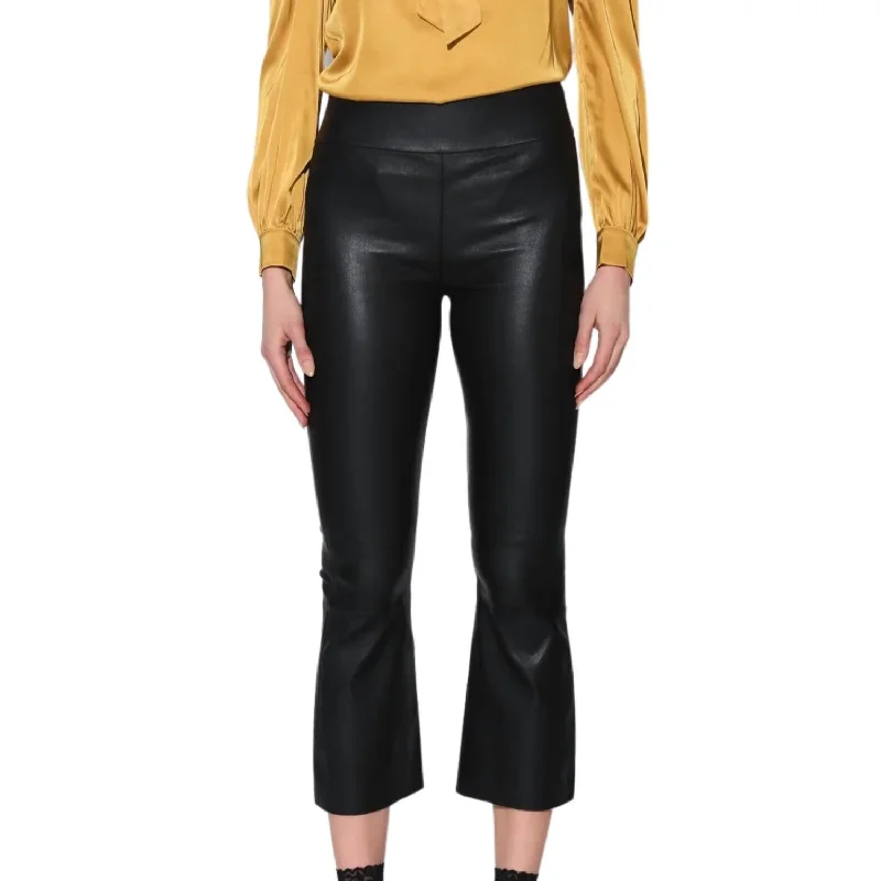 The Epitome Of Modern Women's Fashion Luisa Pant In Black