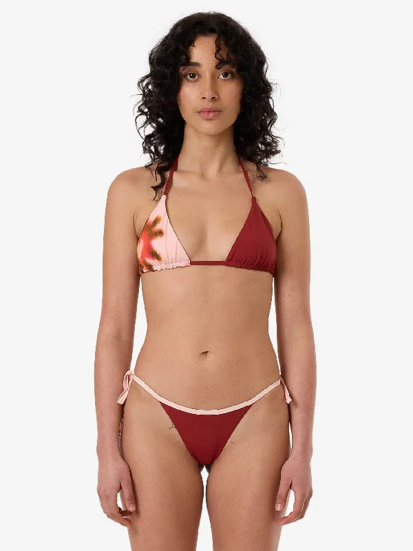 Versatile Women’s Clothing for All Occasions Ember String Bikini Bottom - Crimson