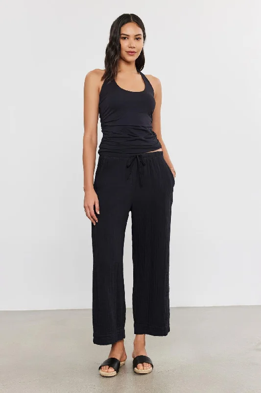 Women Online Clothing Boutiques FRANNY COTTON GAUZE PANT