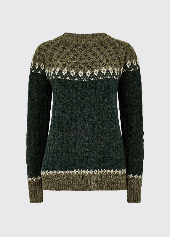 Women’s Clothes for All-Day Comfort and Style Thornfield Women’s Fair Isle knit - Olive