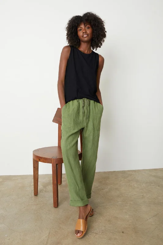 Urban Femme Streetwear CINDY HEAVY LINEN PANT