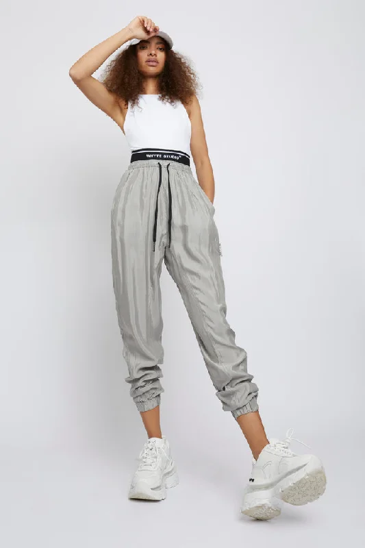 Online Boutique Clothing Whyte Studio The "Track" Joggers - Grey