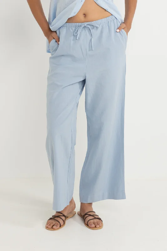 Flash Sale Online Classic Drawstring Pant Blue