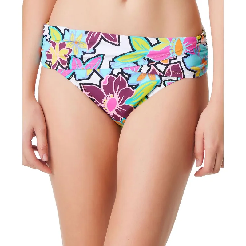 Fashionable Tops for Women Womens Floral Print Hipster Swim Bottom Separates