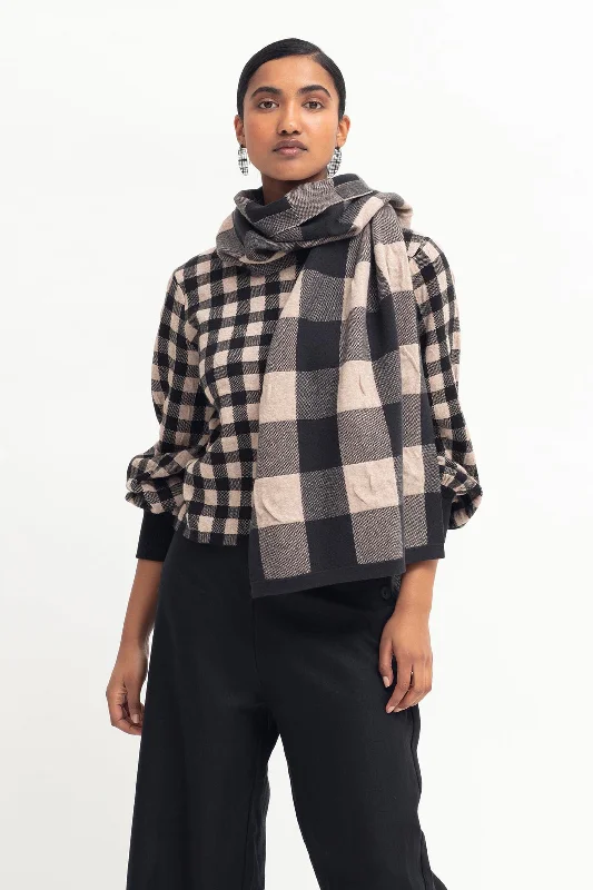 BLACK CAMEL GINGHAM